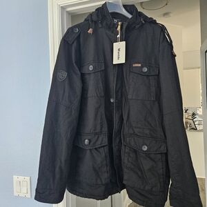 NWT WANTDO Black Men's/ UNISEX Jacket Size 2XL